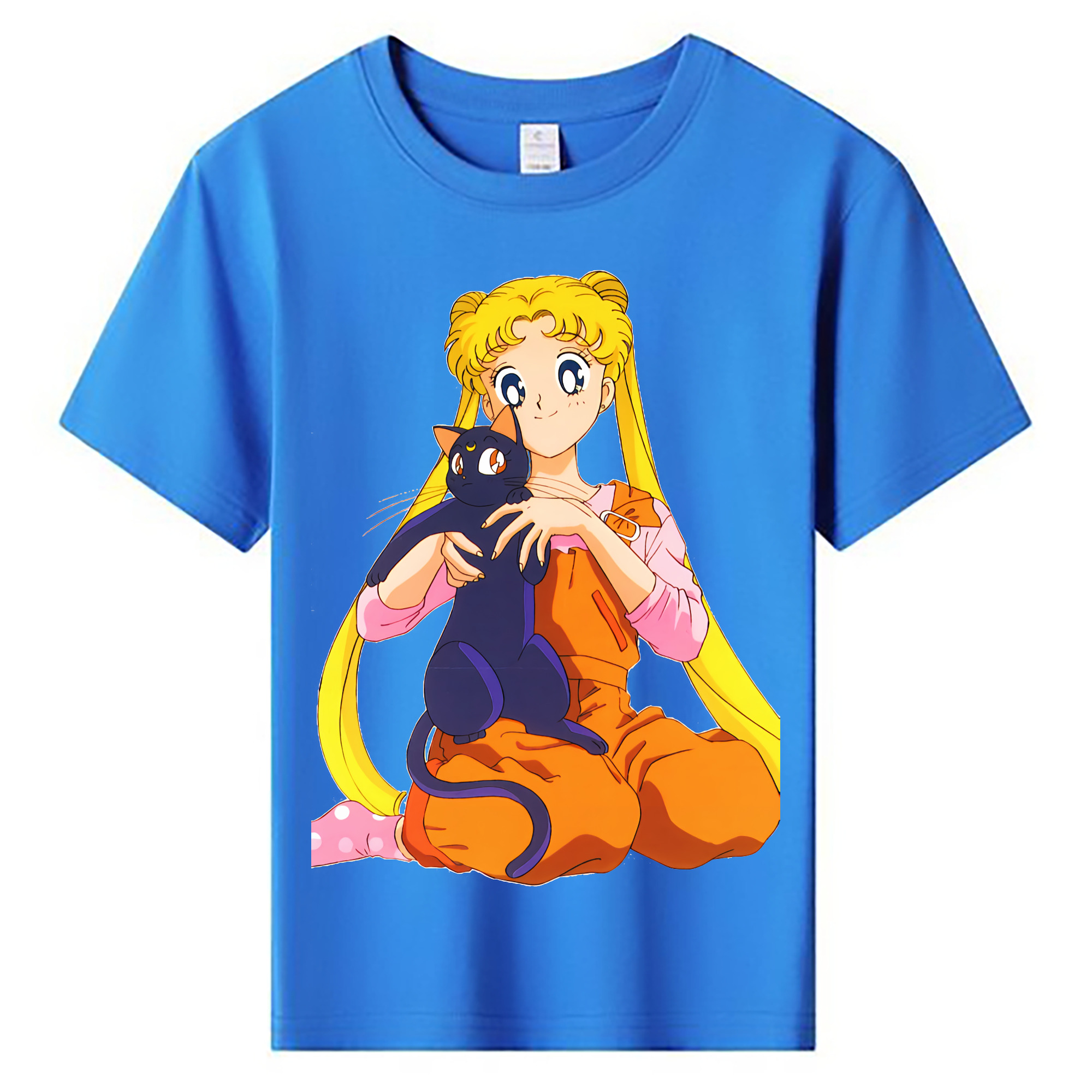 （画像用） 美少女戦士セーラームーン 愛野 美奈子 あいの みなこ Sailor Moon Aino Minako 綿100％キッズTシャツ（フロントプリント）